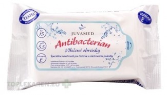 JUVAMED Antibacterian vlhčené obrúsky