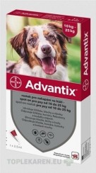 Advantix Spot-on pre psy od 10 do 25 kg