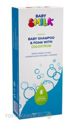 BABYSMILK SHAMPOO AND BATH FOAM WITH COLOSTRUM