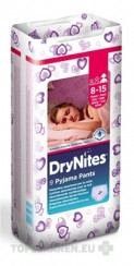 HUGGIES DRY NITES LARGE PRE DIEVČATÁ (8-15 rokov)