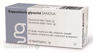 SUPPOSITORIA GLYCERINI SANOVA Classic 2g