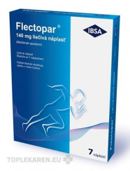 Flectopar liečivá náplasť