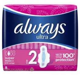 ALWAYS ULTRA SUPER PLUS 8