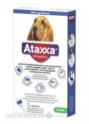 Ataxxa 2000 mg/400 mg (psy nad 25 kg)