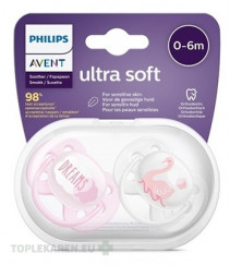 AVENT CUMLÍK 0-6M Ultra soft text, dievča