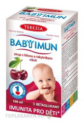 TEREZIA BABY IMUN sirup s hlivou a rakytníkom