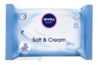 NIVEA BABY Čistiace obrúsky SOFT&CREAM