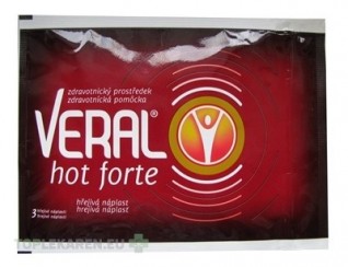 VERAL HOT Forte hrejivá náplasť