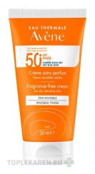 AVENE KRÉM bez parfumácie SPF50+ INVISIBLE FINISH