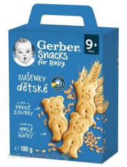 Gerber Snacks for Baby Detské SUŠIENKY