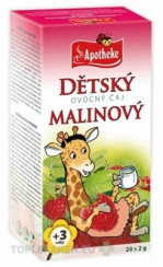 APOTHEKE DETSKÝ OVOCNÝ ČAJ MALINOVÝ