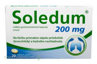 Soledum 200 mg mäkké gastrorezistentné kapsuly